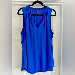 Vince Camuto blouse. XL, royal blue.